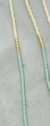 Seed Beaded Necklace Water Friendly
