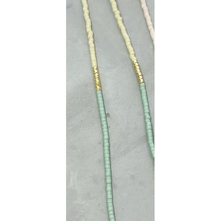 Seed Beaded Necklace Water Friendly