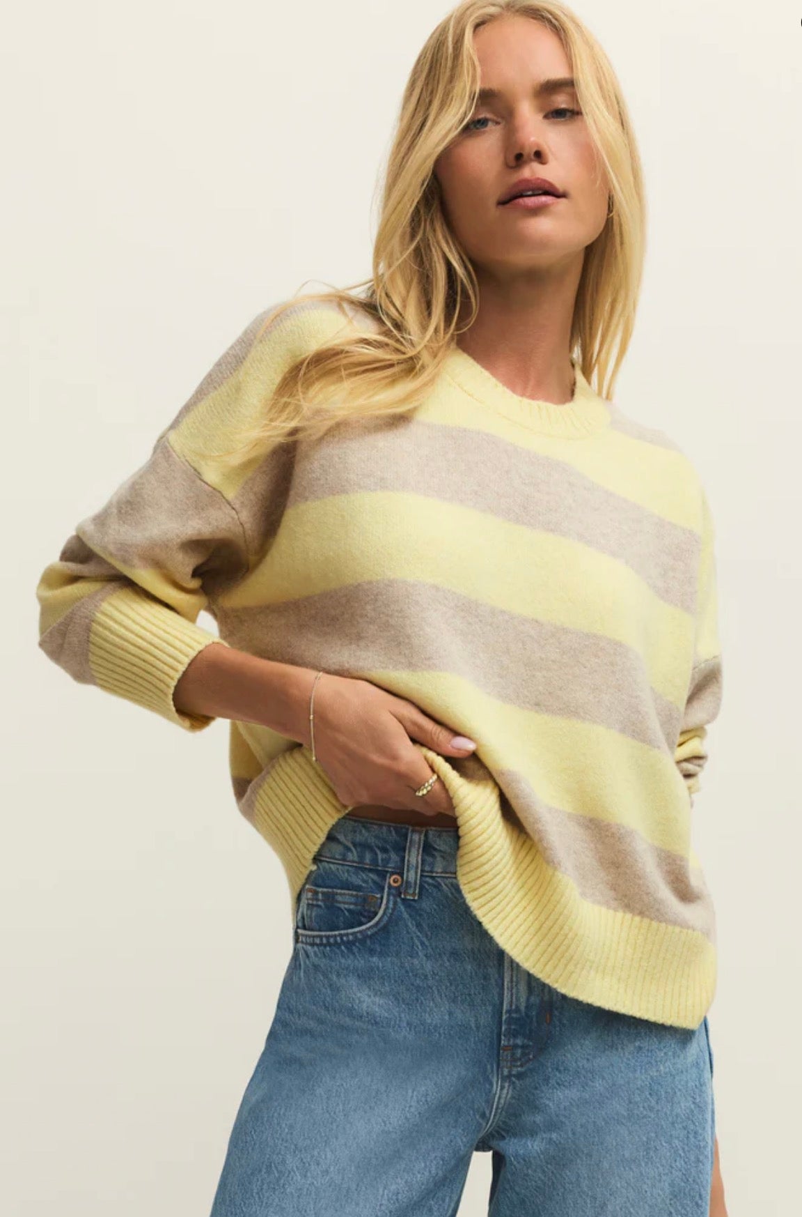 Z SUPPLY 
CIRRUS COZY STRIPE SWEATER