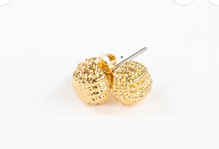 Monkey Fist Earrings Sterling Silver