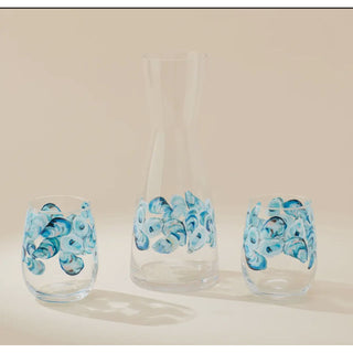 Kim Hovell Race  Day or Flowing Shells Wine Glass