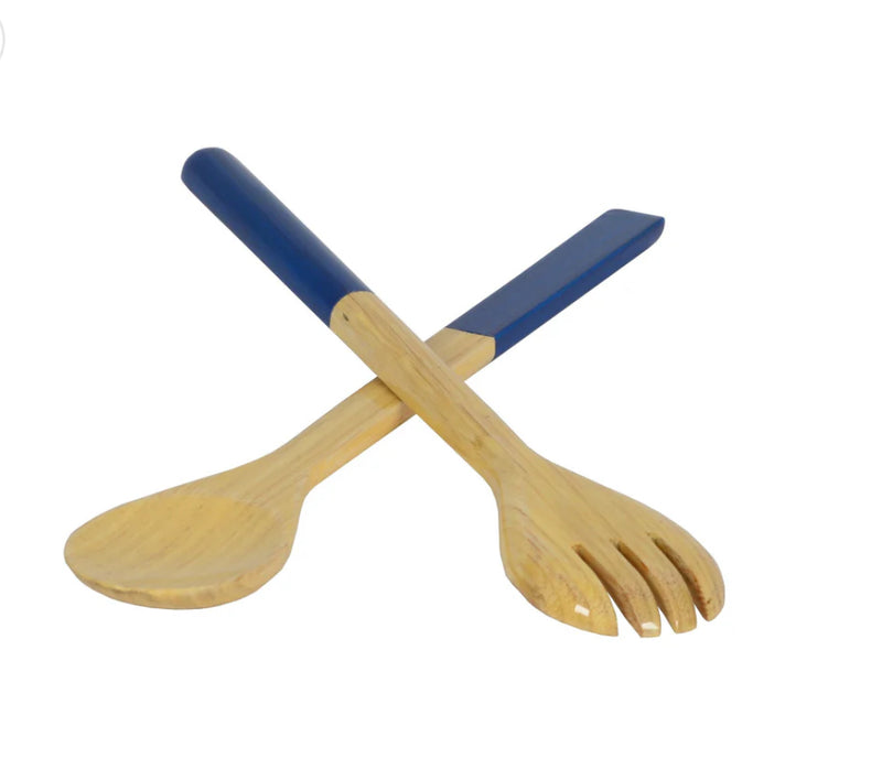 Large Bamboo Salad Servers