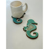 Seahorse Pottery Coaster/Trivet