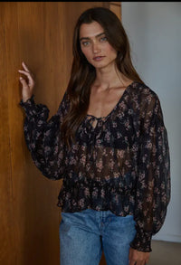 Floral, feminine, and ever so flowy, our By Together Floral Print Ruffle Top has every bit you need. Take this top out for a spin and every event will look cuter by a mile