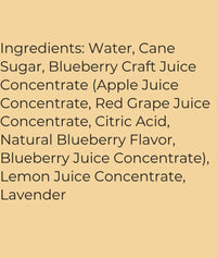 Blueberry & Lavender All Natural Drink Mixer