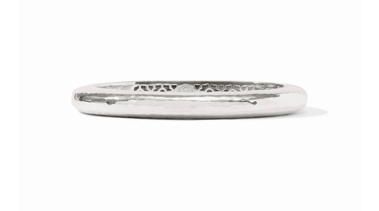 Julie Vos Catalina Hinge Bangle Silver
