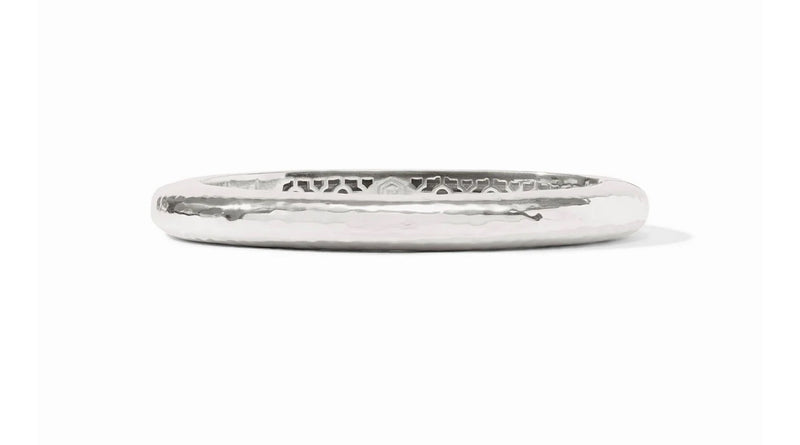 Julie Vos Catalina Hinge Bangle Silver