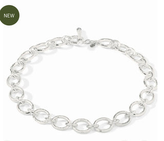 Julie Vos Catalina Link Necklace Silver