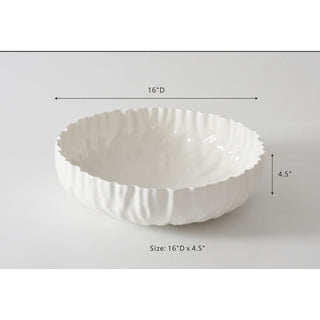 Mascali Bianca Extra Large Shallow Bowl