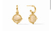 Julie Vos Honeybee Hoop & Charm Earring