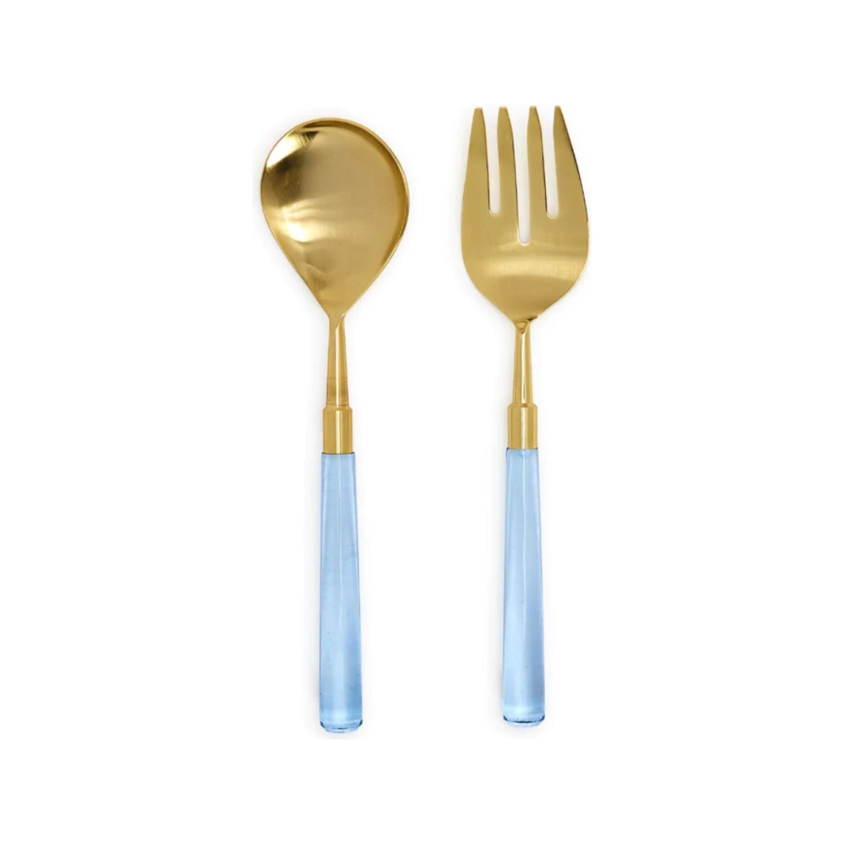 Blue Skies Serving Spoon and Fork