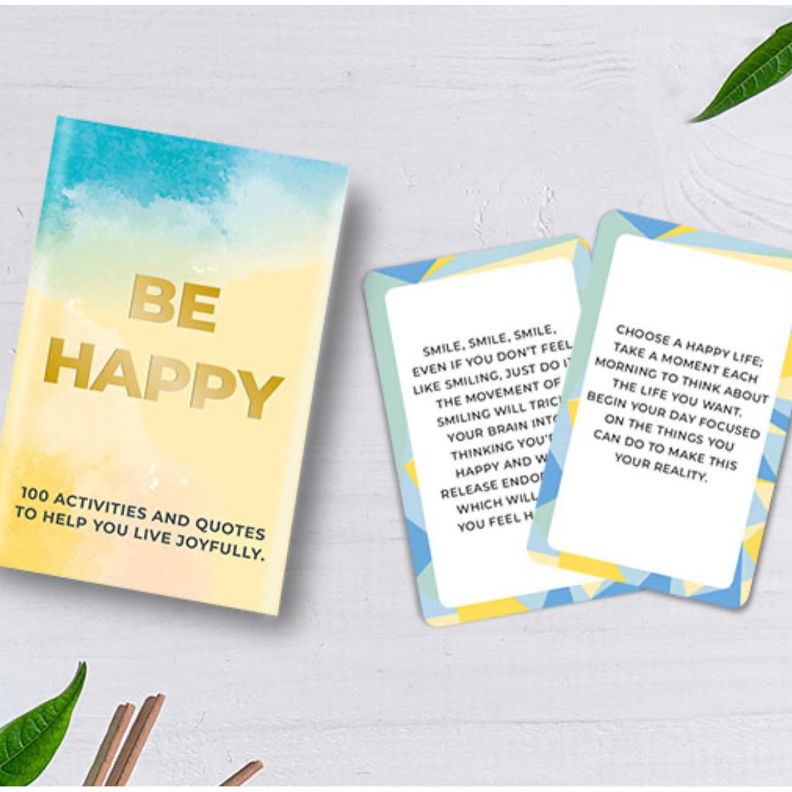 Good Karma and Be Happy Cards