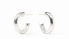 Pure silver plate (tarnish-free)
Length: 0.9 inches (small), 1.3 inches (medium), 1.7 inches (large)
Post for pierced ears
Includes pure silver plated earring backs
Julie Vos hallmark