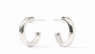 Pure silver plate (tarnish-free)
Length: 0.9 inches (small), 1.3 inches (medium), 1.7 inches (large)
Post for pierced ears
Includes pure silver plated earring backs
Julie Vos hallmark