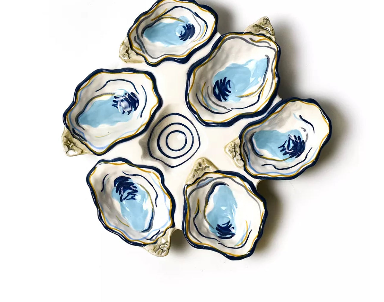 Coton colors Half dozen Oyster Plate