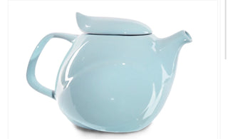 ChirpyPot Chirping Bird Ceramic Teapot with Infuser - Aqua Blue (36oz)