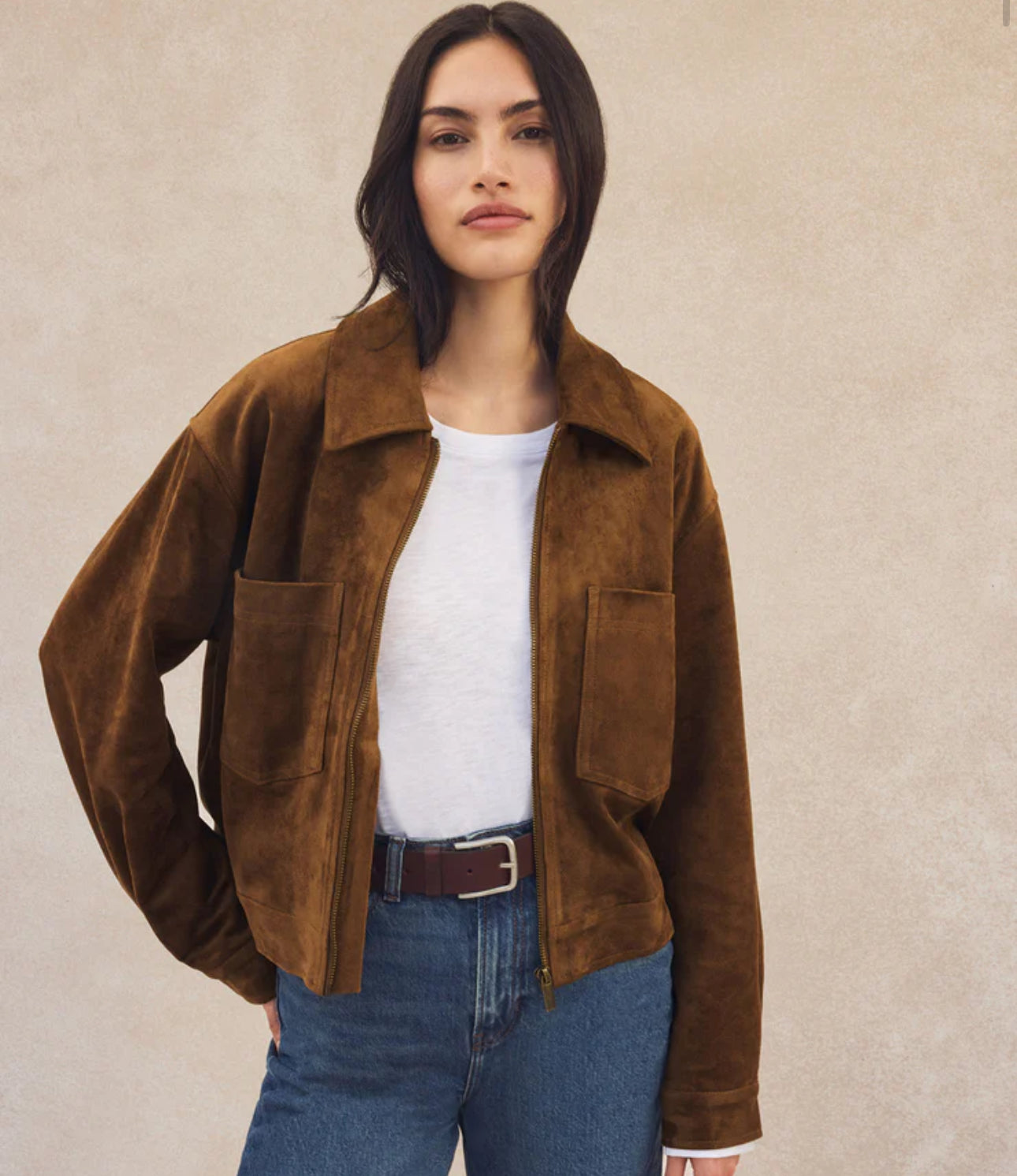 Z Supply Heritage Suede Jacket