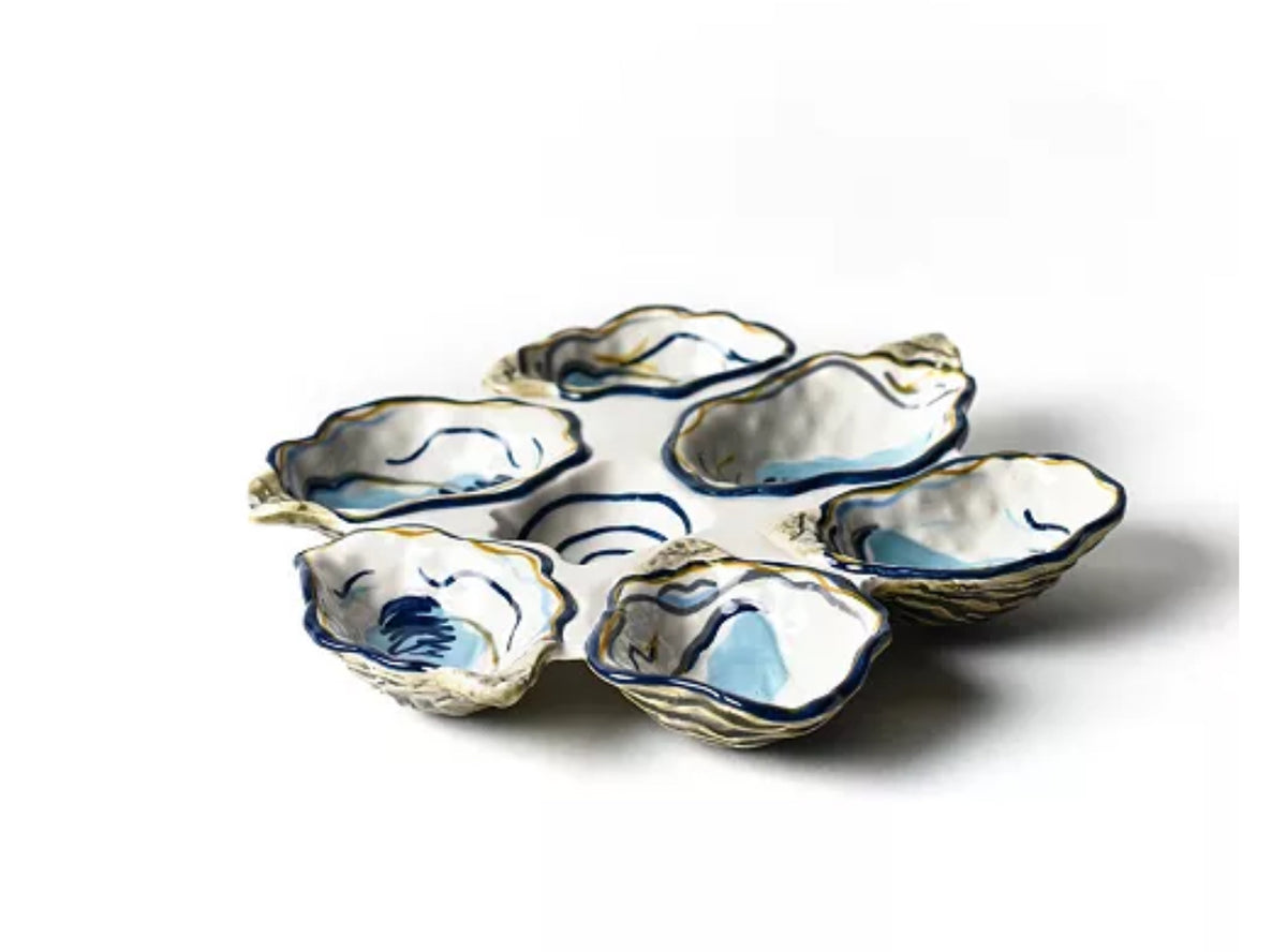 Coton colors Half dozen Oyster Plate