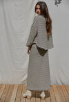 Shown with matching top from behind 
