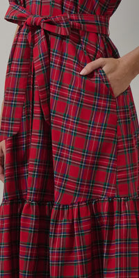 Chapman Red Plaid Dress