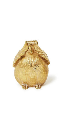 Gold Bird Decor"See No Evil, Speak No Evil, Hear No