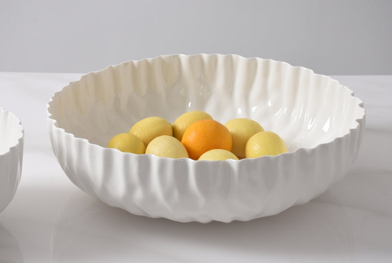Mascali Bianca Extra Large Shallow Bowl
