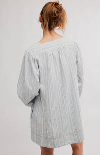 Free People GOLDIE BALOON SLEEVE | INDIGO COMBO