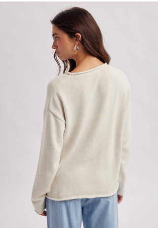 Lighthouse Coastal Graphic Cozy Sweater