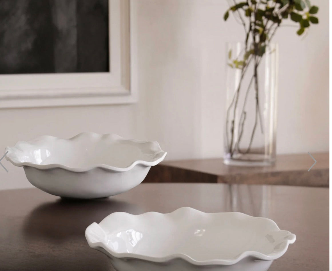 Beatriz Ball VIDA Havana Large White Melamine Pasta Bowl – 14"