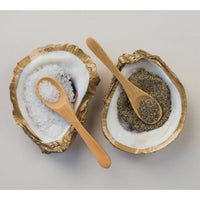 Oyster Shell Salt & Pepper Cellars