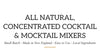 Espresso Martini All Natural Mixer