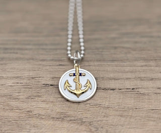 Lola Gratitude Anchor Pendant