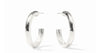 Medium 

Pure silver plate (tarnish-free)
Length: 0.9 inches (small), 1.3 inches (medium), 1.7 inches (large)
Post for pierced ears
Includes pure silver plated earring backs
Julie Vos hallmark