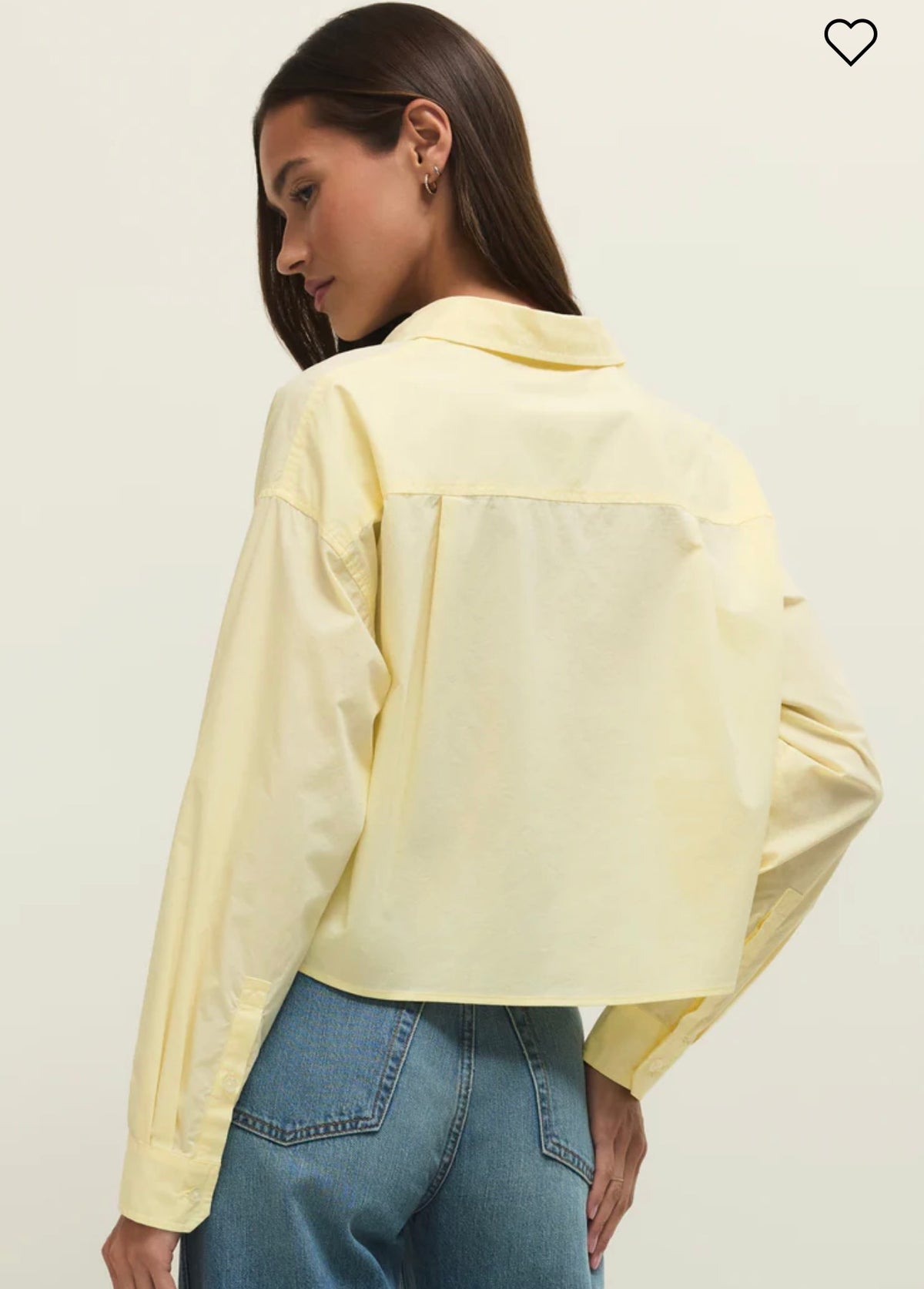 Z Supply LISETTE POPLIN TOP IN PINEAPPLE