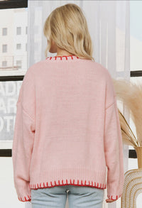 Pink Lobster Sweater
