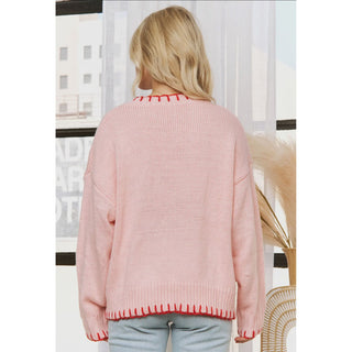 Pink Lobster Sweater