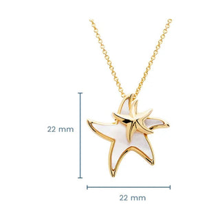 Gold Vermeil Starfish Earrings or Necklace