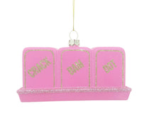 Back shown with Bam Crack Dot spelled out in glitter 