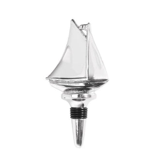 Take to the water and celebrate with full sails and fine wine. Rubber keel, beneath a handcrafted sailboat on this bottle opener, saves what remains for tomorrow.

Dimensions: 3" L x 0.5" W x 5.75"H