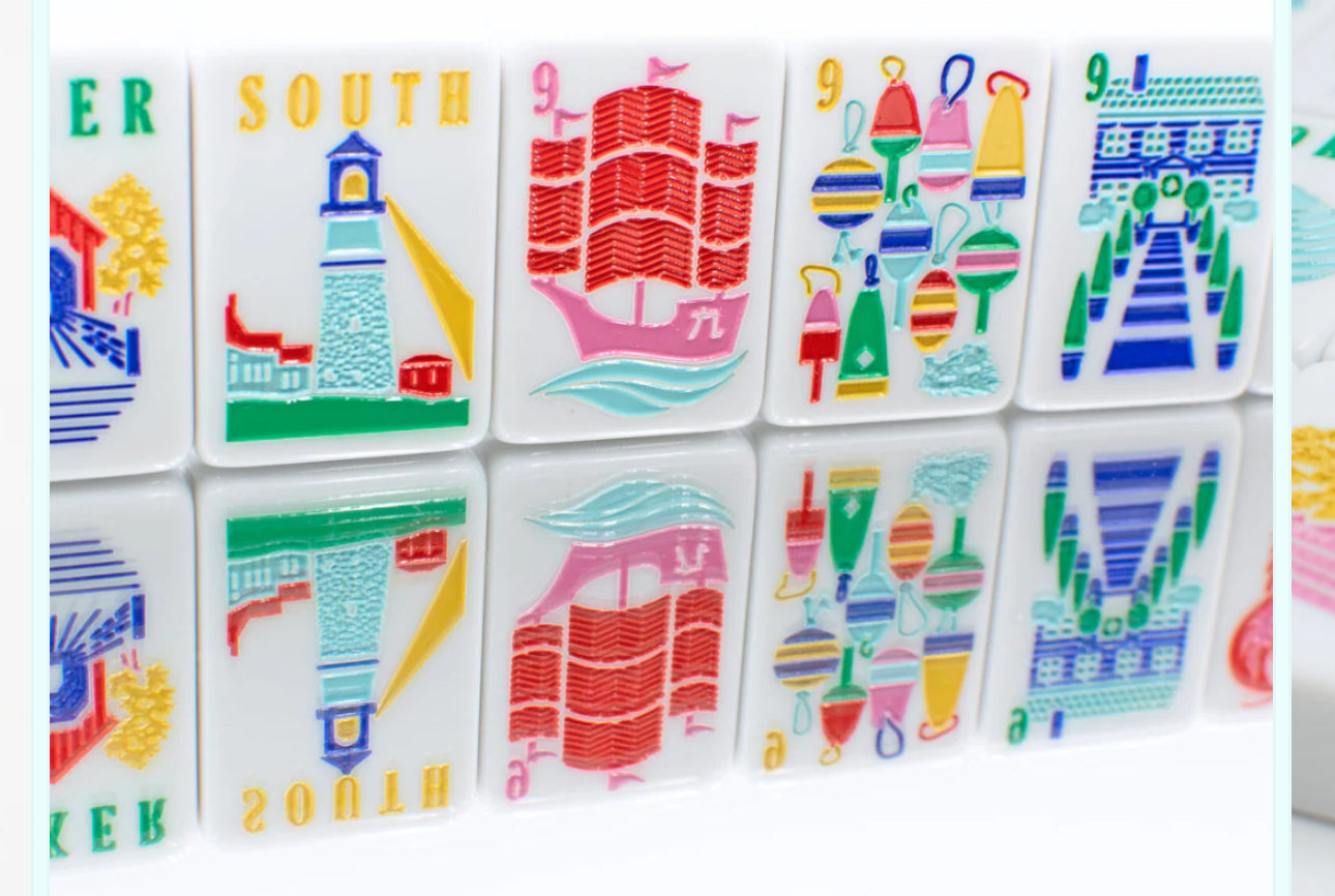 New England Mahjong Coasters- My Fair Mahjong