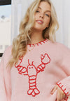 Pink Lobster Sweater