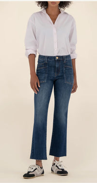 Kut From the Kloth Kelsey High Rise Ankle Flare