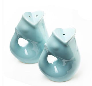 Gurgle Pot Ceramic Salt and Pepper Shaker Set – Whimsical Nautical Table Decor