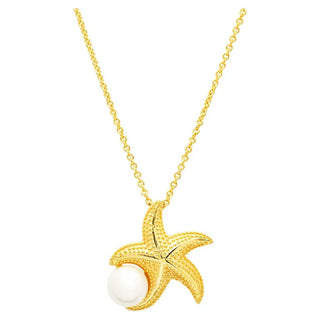 Gold Vermeil Starfish Earrings or Necklace