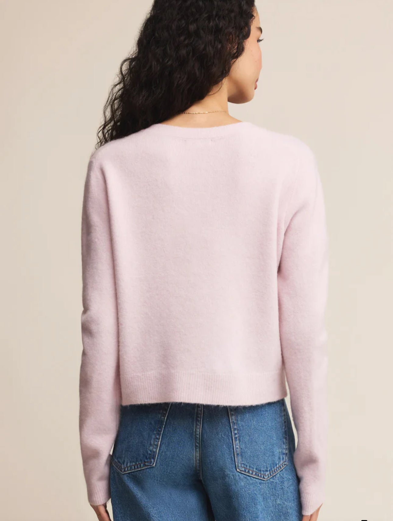 Z SUPPLY MEDINA COZY CARDIGAN Washed PINK