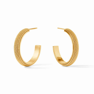 Julie Vos Beaded Eternity Hoop, Medium