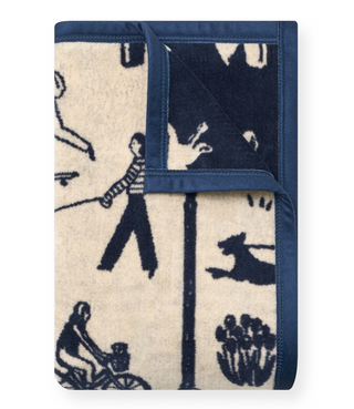 ChappyWrap Parkside Pups Midi Blanket folded