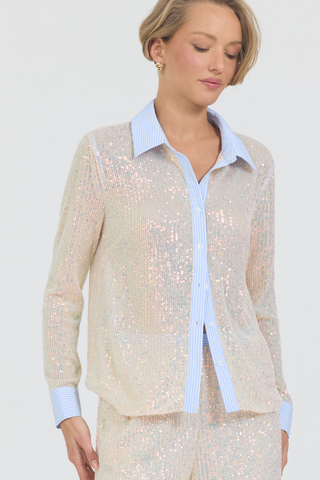Stellah Samantha Top in Opal