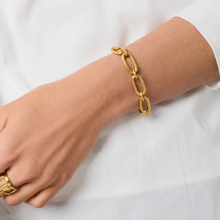 Julie Vos Sahara Demi Link Bracelet, Gold