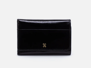 HOBO Jill Trifold Wallet - Compact Vintage Hide Leather Clutch